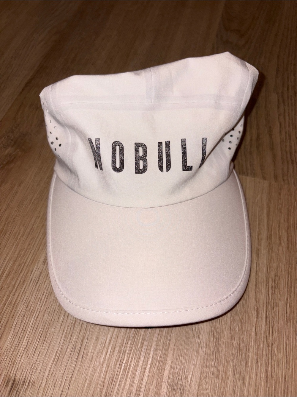 NOBULL White Performance Running Cap